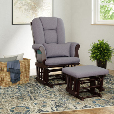 Fauteuil oscillant et coulissant avec repose-pieds Tuscany