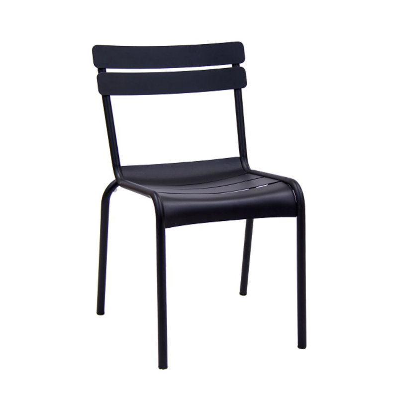 Chaise d'appoint empilable pour patio