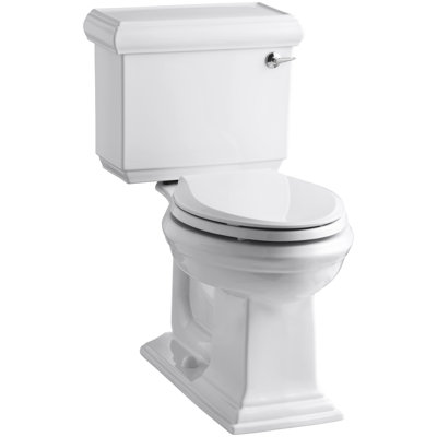 Memoirs Classic Comfort Height Two-Piece Elongated 1.28 GPF Toilet with Aquapiston Flush Technology