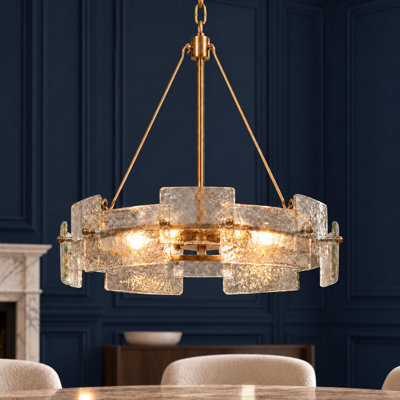 Hanshelmut 6-Light Dimmable Drum Chandelier