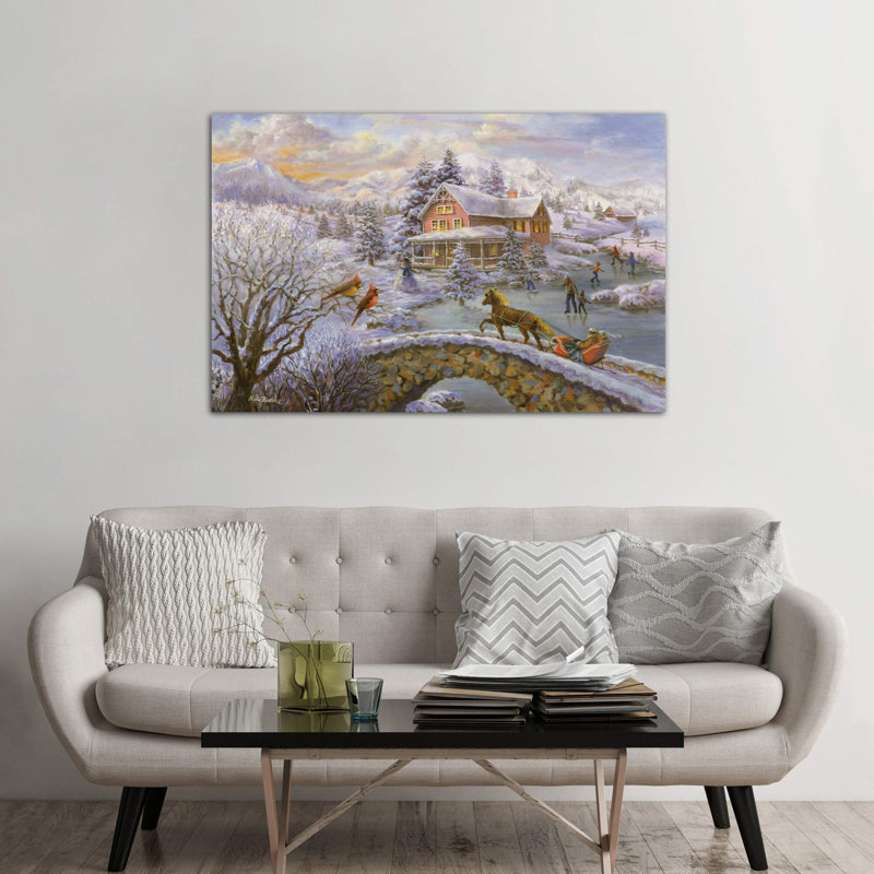 Winter Joy by Nicky Boehme - Print on Canvas, No Frame, 101.6 cm H x 66.04 cm W x 1.91 cm D