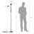 71.3'' Tochiere Floor Lamp with 2-Light for Living Room-1835035950