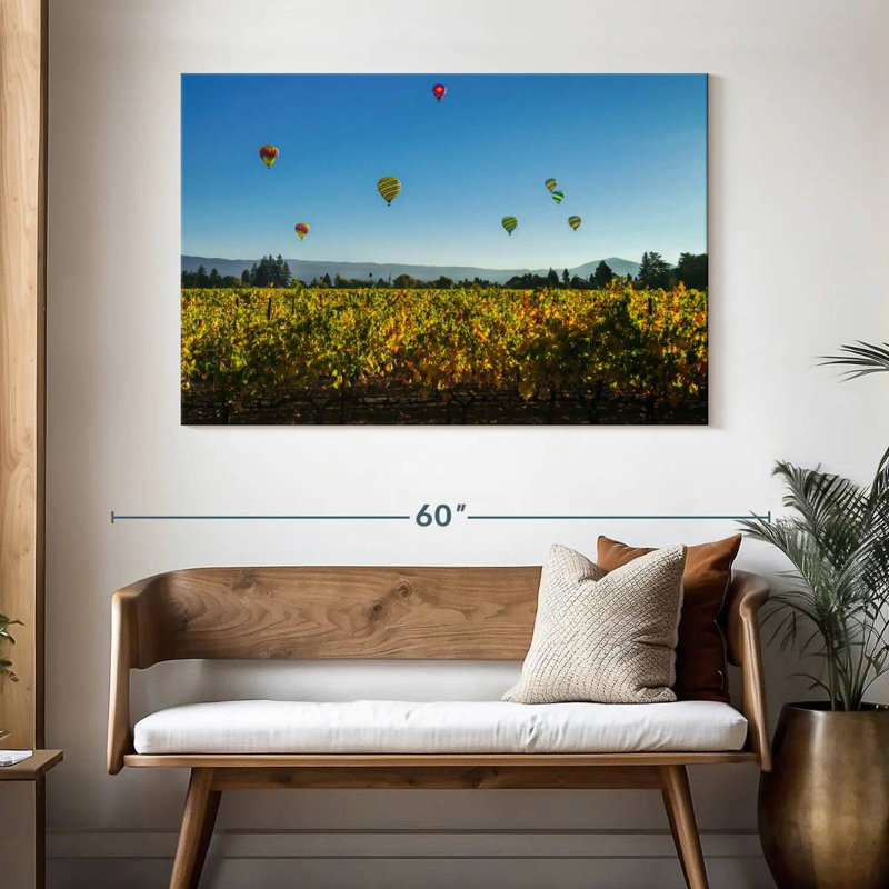 Foire aux montgolfières Alvord Napa, H 32 po x l 48 po