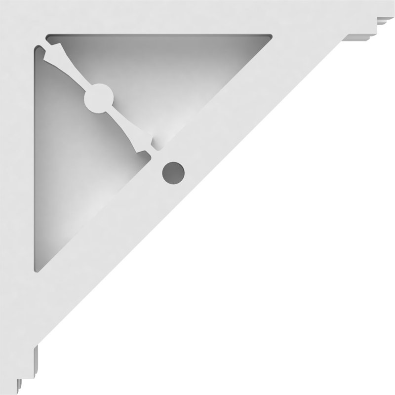Corbeau en PVC de qualité architecturale Artisan, H 8 po x l 8 po x P 1,875 po