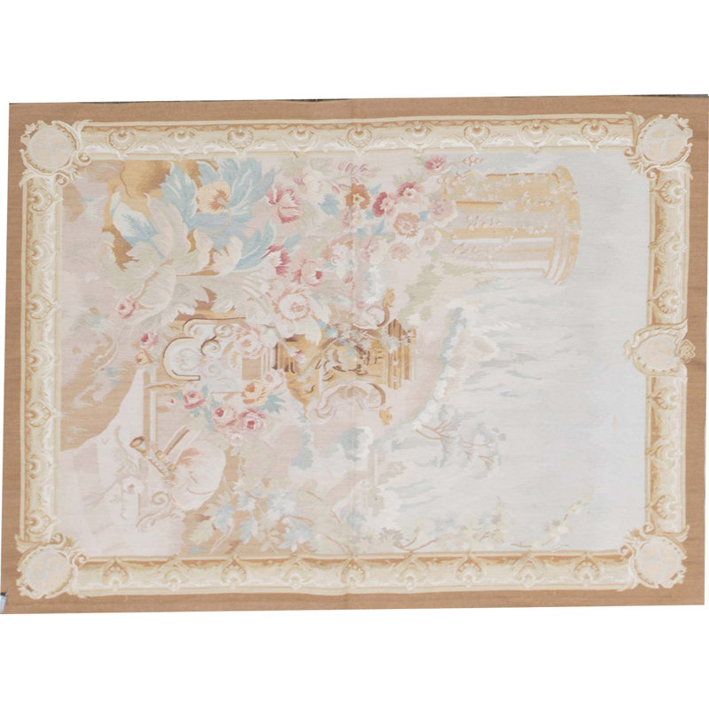 Wool Floral Area Rug