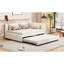 Lit de jour en tissu d'ameublement (beige)-936899282