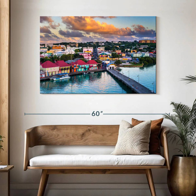 Ravi St. John's, 32" H x 48" W
