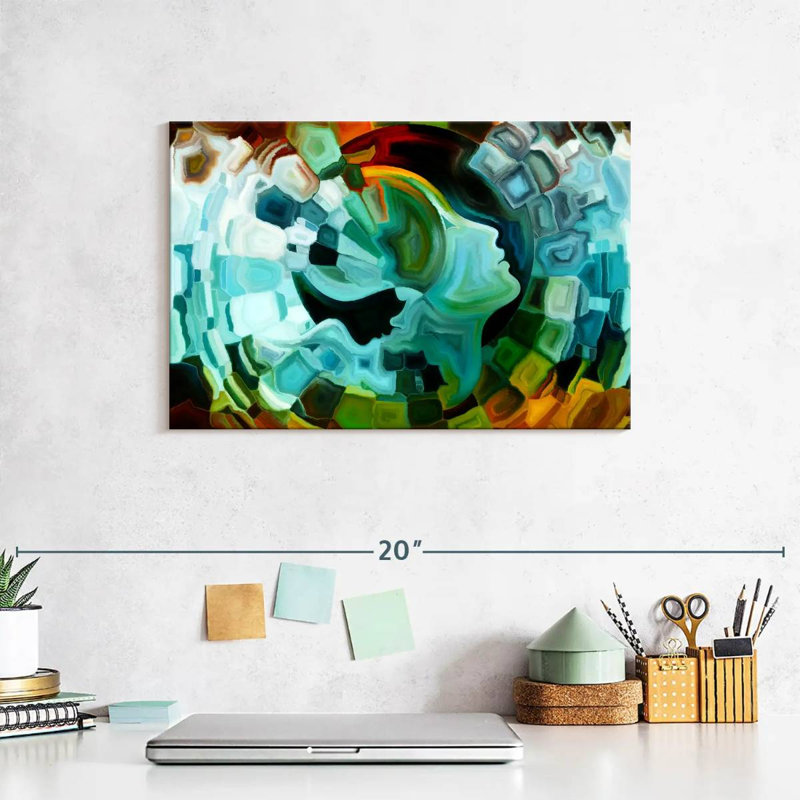 Leisha Creative Mind, 8" H x 12" W