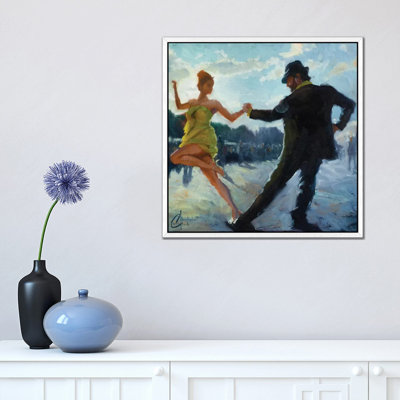 Tango in the Piazza 1 Piece Painting on Canvas
