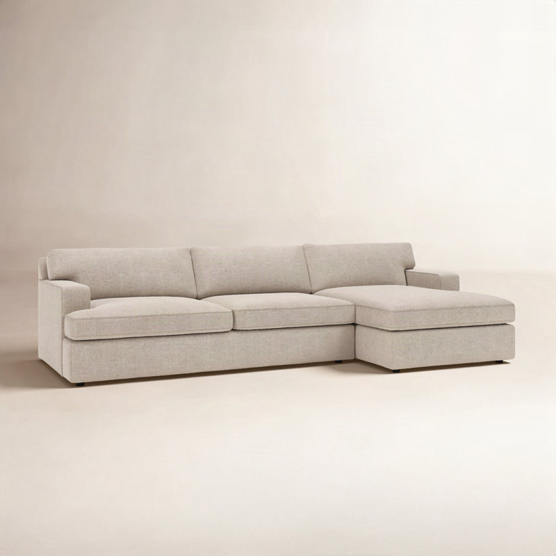 Cleo 2-Piece Upholstered Sectional, Bella Forest Performance Velvet, Right Hand Facing
