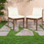 Ensemble de 2 chaises d'extérieur Modern