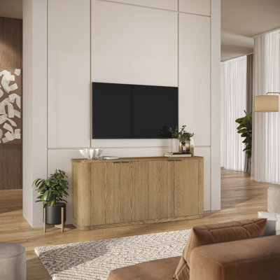 Meuble télé avec tablettes réglables Cossette