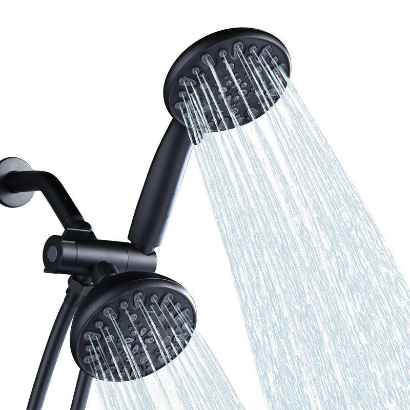 Rain Handheld Shower Head 2.5 GPM GPM, Black