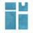 Annaise Micro Plush 100% Polyester Machine Washable Solid Pattern 4 Piece Bathroom Rug Set-71099346-96898324