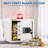 2.2 Cu ft Fireproof Home Safe Box, 4‑in‑1 Biometric Fingerprint, Password, Key & External Power Access, Dual Alarm System with Fireproof Bag for Jewelry and Documents