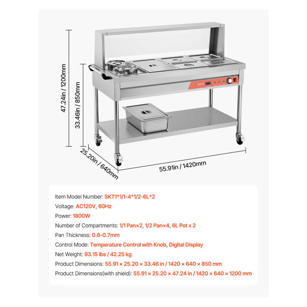 Dimensions du produit