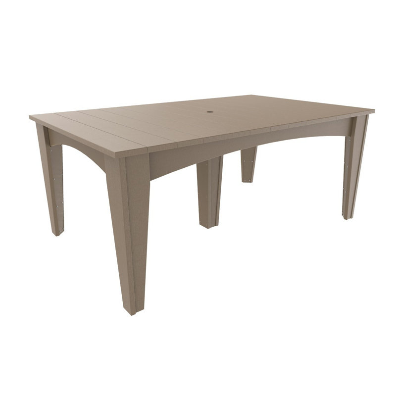 Table 30" rectangulaire Gullane, Bois vieilli, Bois vieilli
