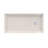DreamLine SlimLine 30 inch D x 60 inch W x 2 3/4 inch H Single Threshold Biscuit Alcove Shower Base with 2 inch Chrome Right Round Drain-118322206-118322186