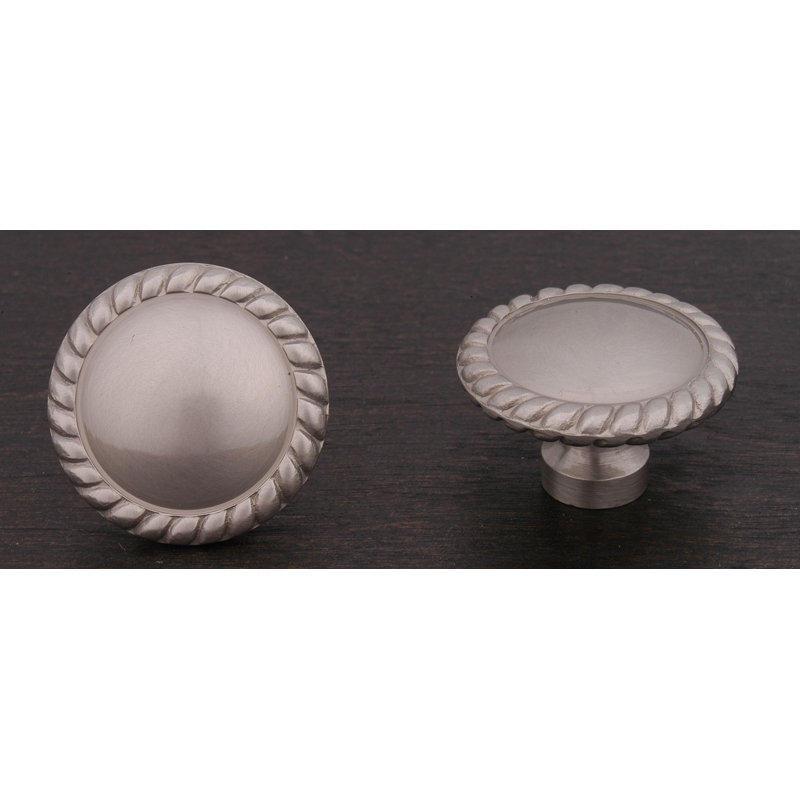 CK Series 1 1/4" Diameter Mushroom Knob, Satin Nickel (Pewter)