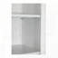 Armoire penderie à 2 tiroirs en métal