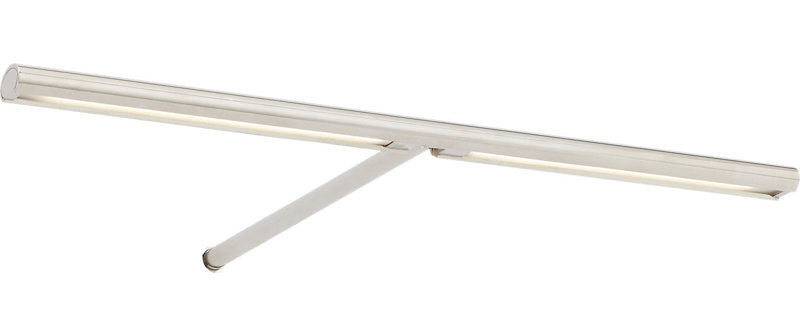 Plural Dome Picture Light, 0.5" H x 12" W x 8.9" D, Polished Nickel, 9.9