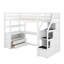 Lit mezzanine simple avec bureau et tablettes-1499608167