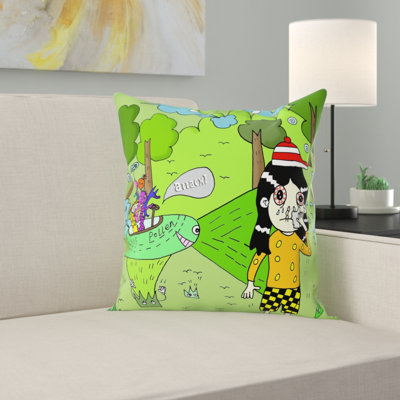 Mowgli Square Throw Cushion