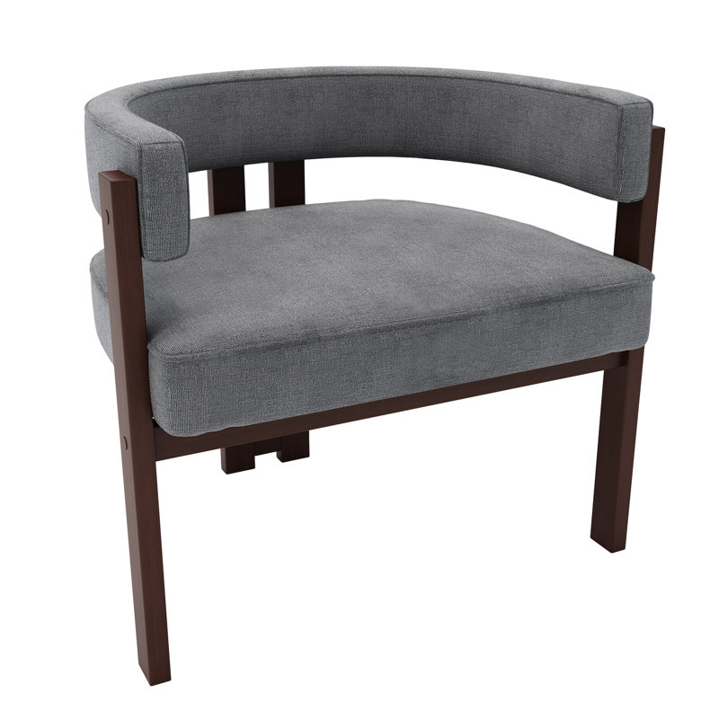 Chaise grise rembourrée: 3 styles. Dossier ouvert pour plus de confort. Sièges spacieux. Et gris facile à assembler. Conception. Coin salon. Fabrication