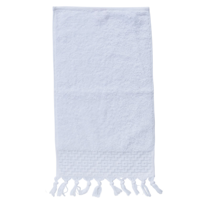 Fortier Fingertip Towel, Bright White