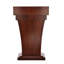 Wood Podium Lectern Speaker Stand with Drawer-87104409