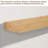 Reclaimed Wood Floating Fireplace Mantel Shelf, Handcrafted Rustic Wall Mounted Display Shelving-1947388757