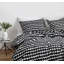 Ensemble d'édredon en coton noir Marimekko Rasymatto-1373917130