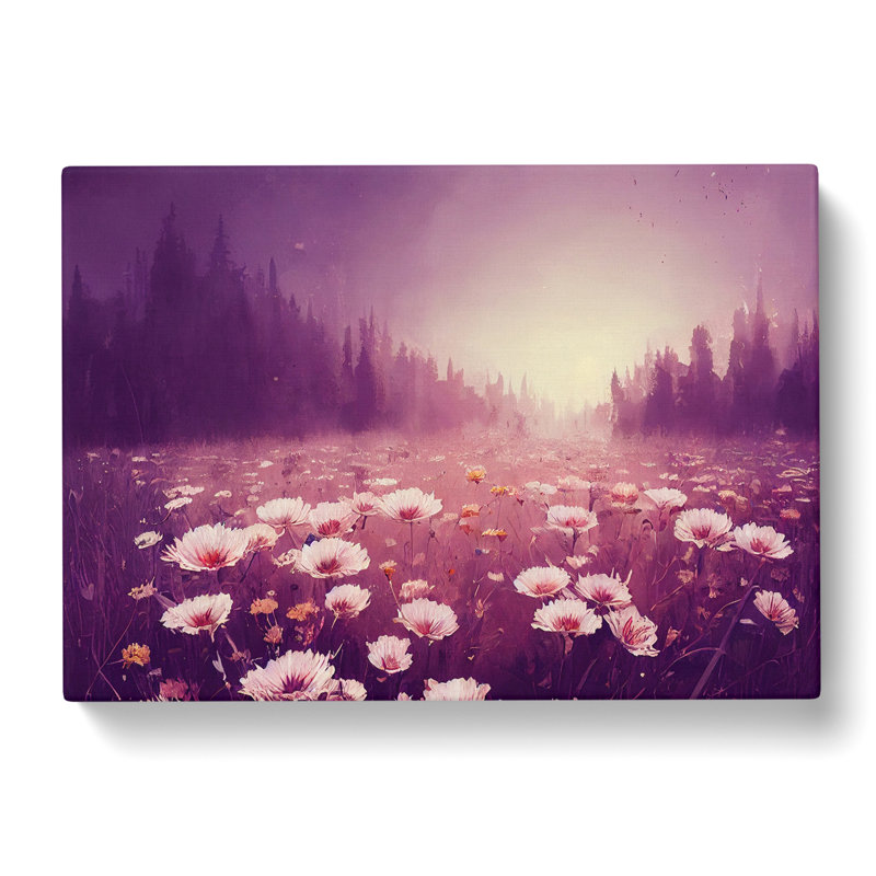 Field Of Flowers - Wrapped Canvas, 35cm H x 50cm W x 3cm D