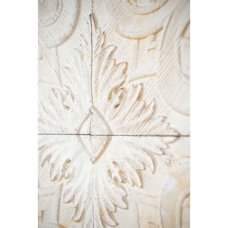 S/4 Distressed Wooden Square Wall Panels, 17.5X17.5"
