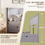 Lit plateforme double en bois massif avec 4 tiroirs de rangement, pour enfants, adolescents, bleu gris-587188338-587188301