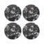 Blossom Fantasia Vegan Leather Round Coasters-331505390