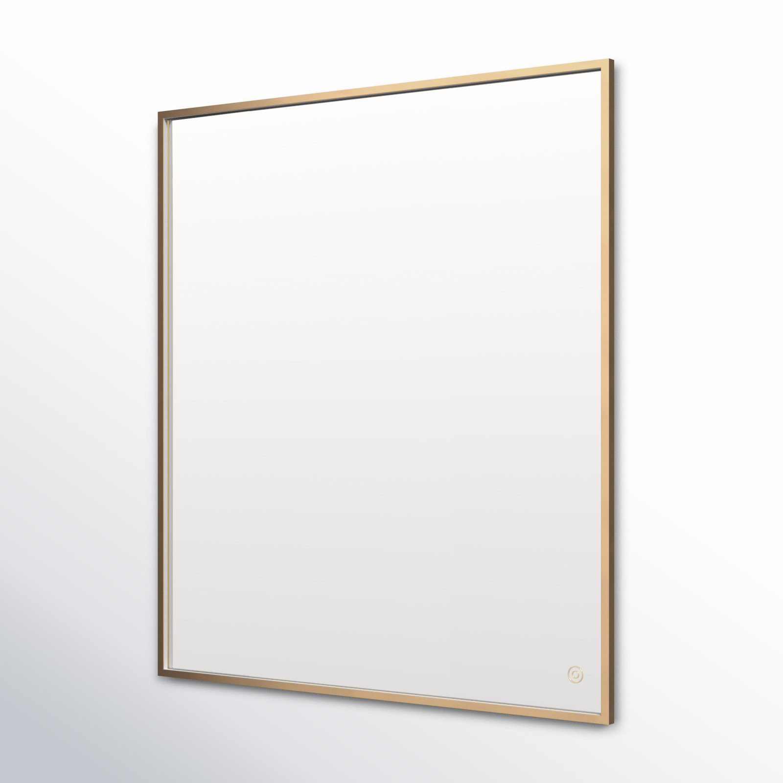 Piche Aluminum Mirror, Brass, 36" x 40"