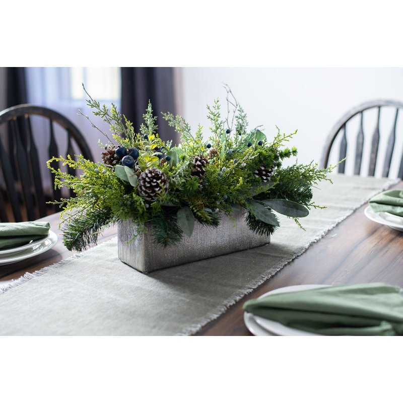 Centre de table mixte dans un vase