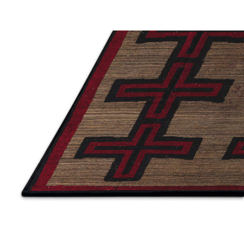 Tapis abstrait moderne 5217, Rectangle de 2 pi x 3 pi