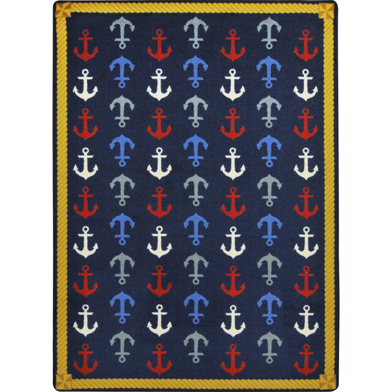 Geometric Indoor Rug, 5'4" x 7'8"