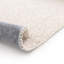 Machine Washable Tufted Rug, Plain, Cream-1553395296