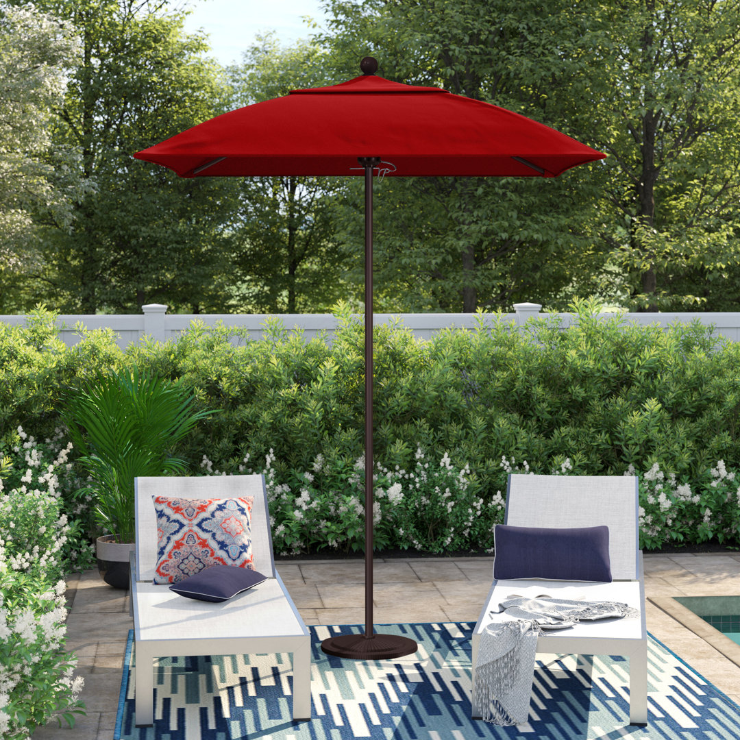 Hibo 72'' Market Sunbrella® Umbrella Arlmont & Co. Fabric 