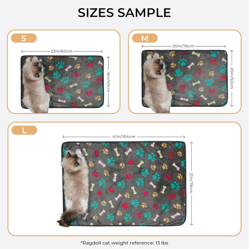 1 paquet de 3 couvertures Fluffy Premium, Gris / brun / bleu