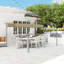 Outsunny 3.5 x 2.6 m Retractable Pergola Shade Cover ONLY-542556851