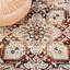 Tapis rétro rouge / ivoire Persan 621-231380098