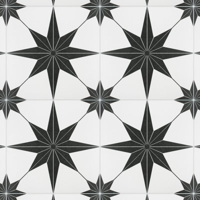 Stella 10" x 10" Porcelain Patterned Wall & Floor Tile