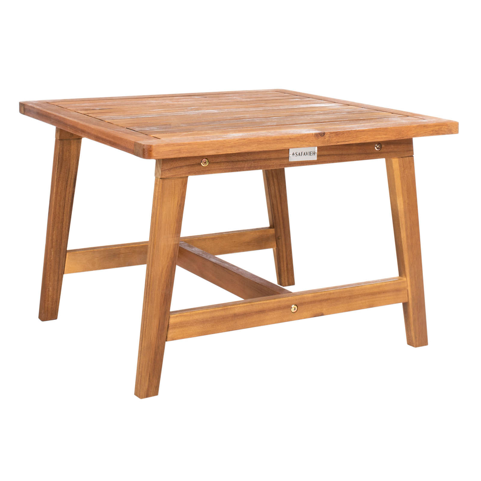 2-Person Acacia Patio Seating Group, Natural