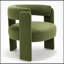 Chaise d'appoint avec pieds en bois robustes-131260933