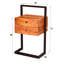45cm W Steel Bedside Table
