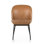Imani Leather Upholstered Side Chair in Versatile Tan